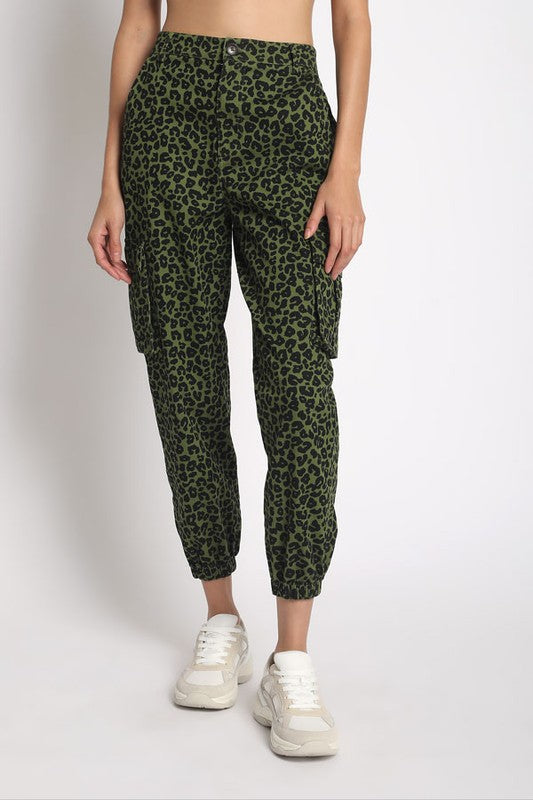 PU CARGO PANTS
