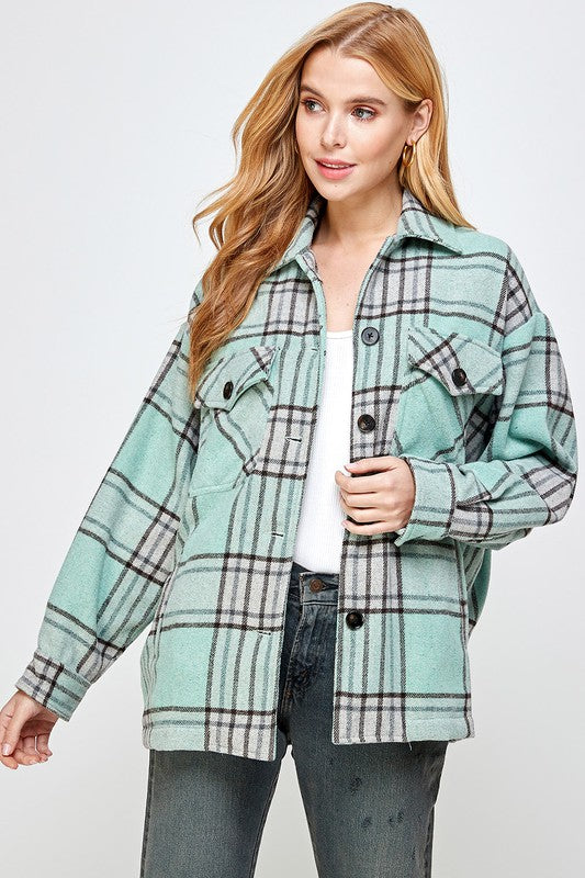 PLAID SHACKET