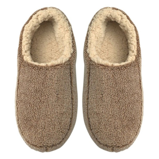 Sherpa Tan - Men's Cozy Sherpa House Slippers